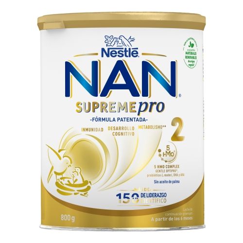 Leche de Continuación Nan 2 Supreme Pro 800g - La Farmacia de Alba