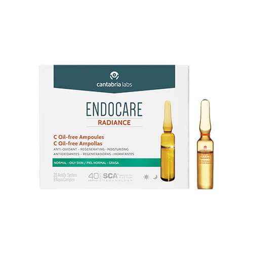 Endocare RADIANCE C OIL-FREE AMPOLLAS 10 X 2ML.
