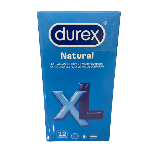 Durex Natural XL 12 preservativos – Farmacia Granvia 216