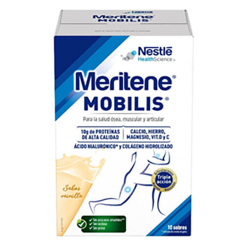 MERITENE MOBILIS - Complemento Alimenticio sabor vainilla (10x20gr)