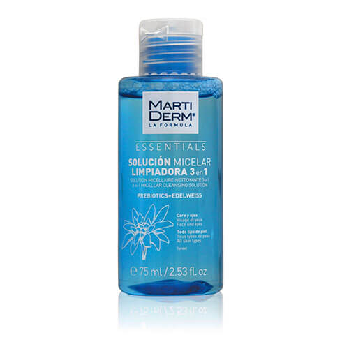 MartiDerm Essentials Solución Micelar Limpiadora 3 en 1 - 75 ml