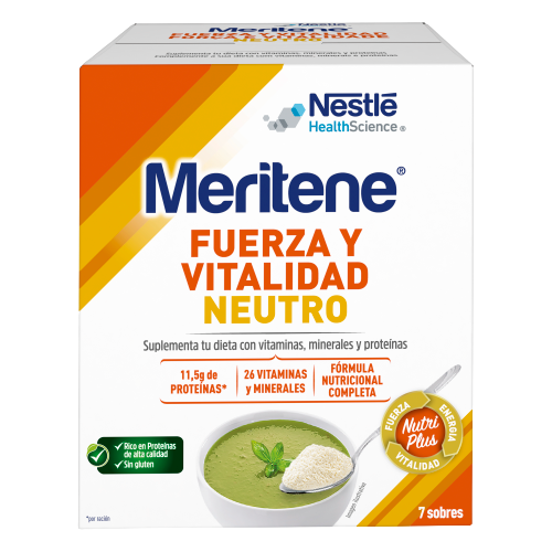 Meritene fuerza y vitalidad sabor cafe descafeinado 30 sobres - Farmacia en  Casa Online