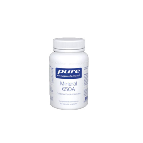 PURE Encapsulations Mineral 650A 90 cápsulas 61g