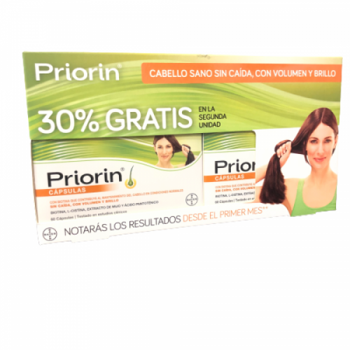 Priorin 60x60cápsulas Duplo -30%dto 2ªunidad