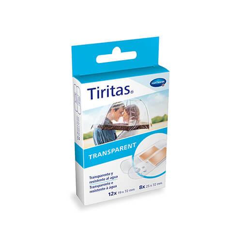 Tiritas Transparent surtido 2 tamaños 20 uds