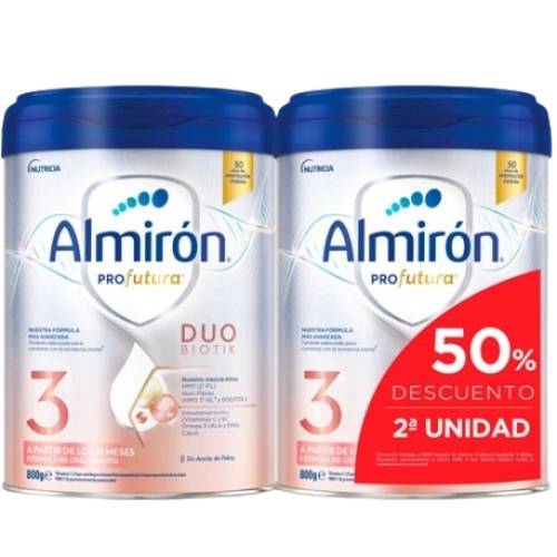 Almirón Profutura 3 Duplo 2x800gr Leche en polvo DuoBiotik – Farmacia  Granvia 216