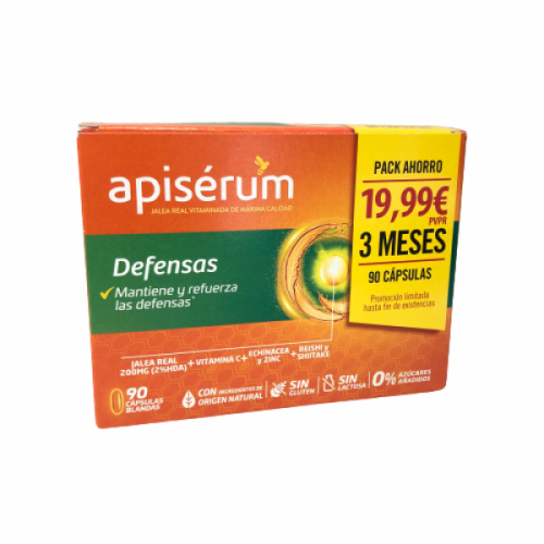Apiserum Defensas Pack Ahorro 90 Capsulas