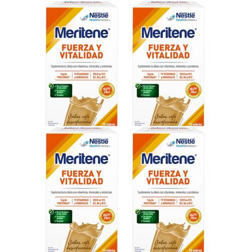 MERITENE Pack Batido Chocolate (6×15) 90 sobres – Farmacia Granvia 216