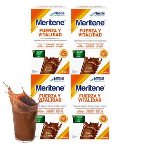 MERITENE Pack Ahorro Chocolate 60 sobres Fuera y Vitalidad – Farmacia  Granvia 216