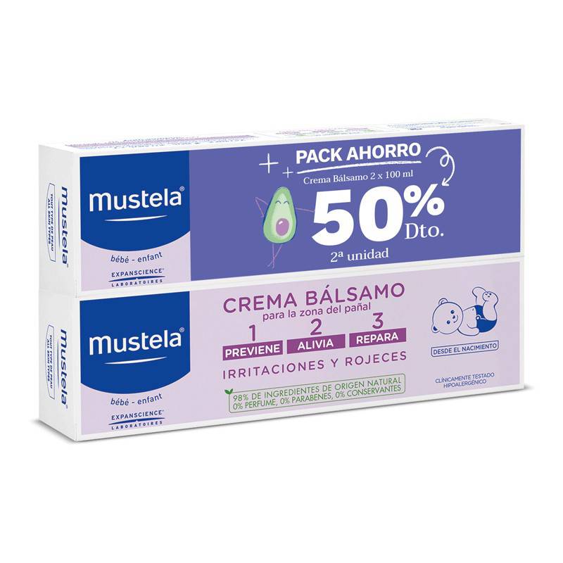 Mustela Crema Balsamo 1-2-3 Duplo 2x100ml – Farmacia Granvia 216