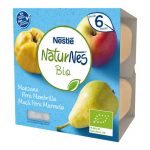 NATURNES BIO Tarrina Manzana, Pera y Membrillo 4x90g